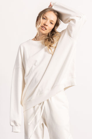 DROP SHOULDER SWEATSHIRT BONE