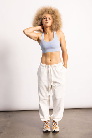 Organic Cotton Sweatpants white