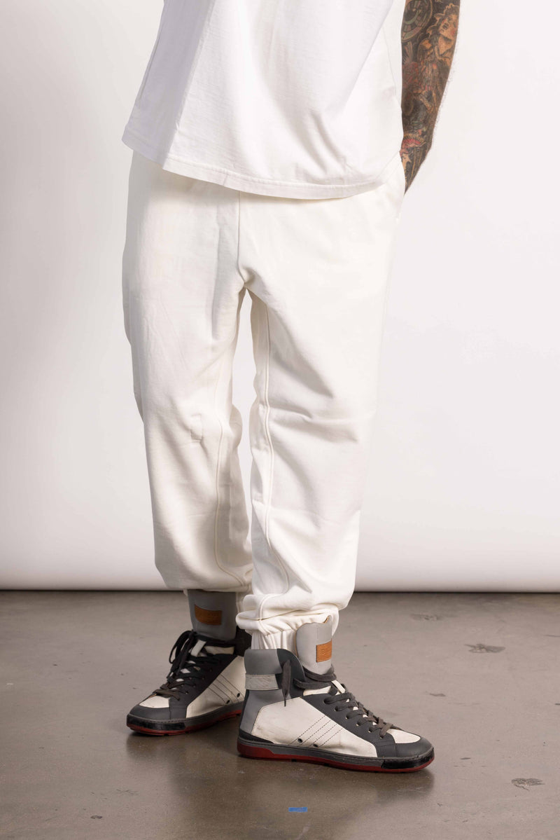 Matching sweatpants — female — 100% cotton garment-dyed — private label manufactured in Los Angeles by Essentials Made