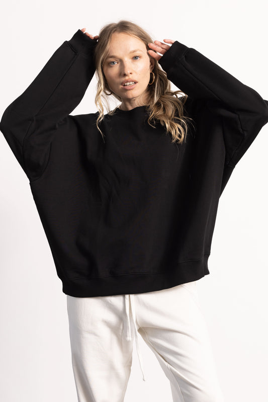 boxy sweatshirt