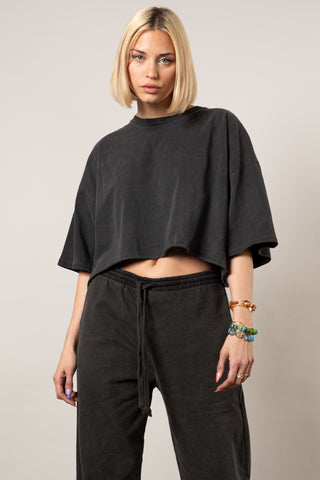 Oversized Cropped Tee