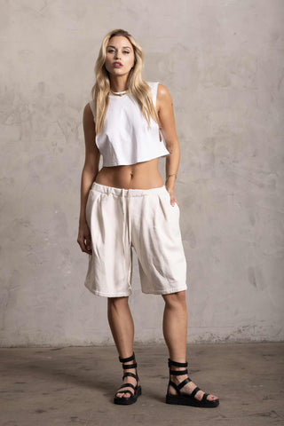 PIMA COTTON OVERSIZED SHORTS