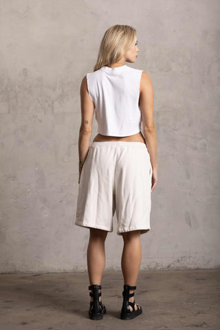 PIMA COTTON OVERSIZED SHORTS